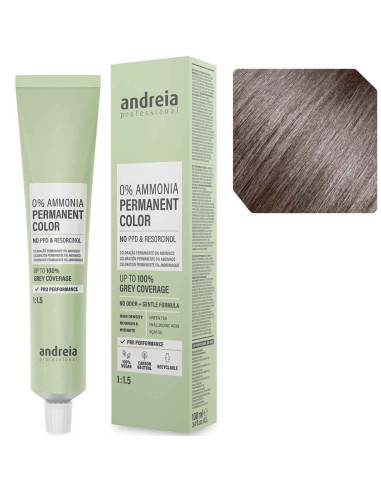 Andreia Professional 7.1 Louro Médio Cinza – Coloração Permanente Sem Amoníaco 100ml