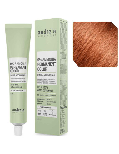 Andreia Professional 7.43 Louro Médio Cobre Dourado – Sem Amoníaco 100ml