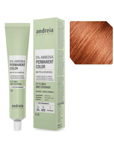 Andreia Professional 7.43 Louro Médio Cobre Dourado – Sem Amoníaco 100ml