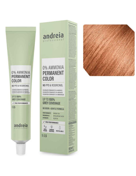 Andreia Professional 8.34 Louro Claro Dourado Acobreado – Sem Amoníaco 100ml