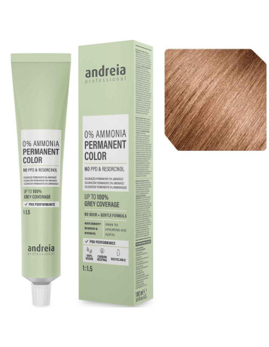 Andreia Professional 8.74 Louro Claro Castanho Cobre – Sem Amoníaco 100ml