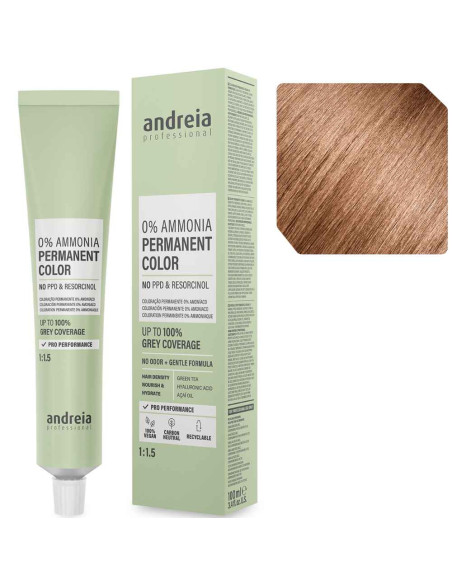 Andreia Professional 8.74 Louro Claro Castanho Cobre – Sem Amoníaco 100ml