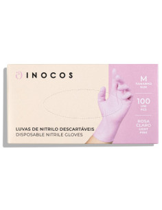 Inocos Luvas Nitrilo Rosa 100 unidades Tam. M