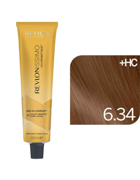 Revlonissimo Colorsmetique™ GOLDENS – 6.34 Louro Escuro Dourado Cobre – 60ml