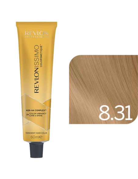 Revlonissimo Colorsmetique™ GOLDENS – 8.31 Louro Claro Dourado Cinza – 60ml