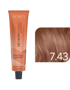 Revlonissimo Colorsmetique™ COPPERS – 7.43 Louro Médio Cobre Dourado – 60ml