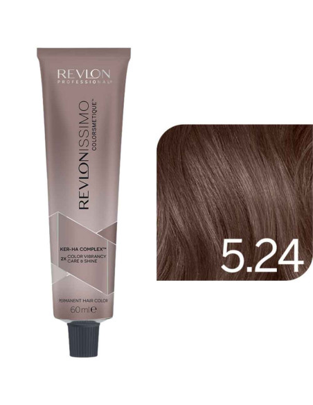 Revlonissimo Colorsmetique™ BRUNETTES – 5.24 Castanho Claro Iridescente Cobre – 60ml