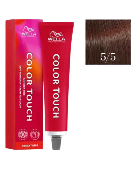 Color Touch Vermelhos Vibrantes 5/5 Castanho Claro Acaju 60ml - Wella Professionals