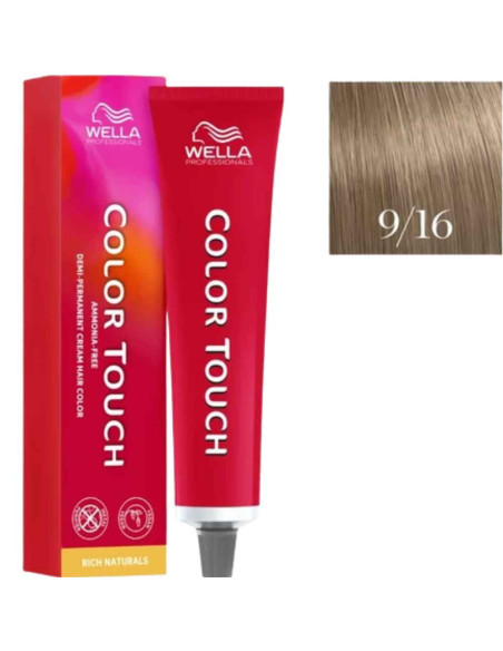 Color Touch Naturais Ricos 9/16 Louro Muito Claro Cinza Marron 60ml - Wella Professionals