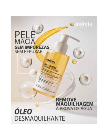 Andreia Professional Oil-To-Milk Makeup Remover – Óleo Desmaquilhante