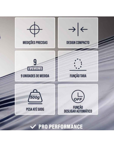 Andreia Professional Pro Scale - Balança Digital de Precisão