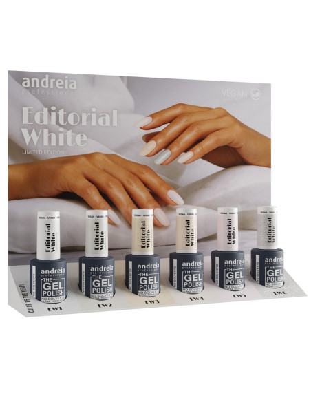 The Gel Polish Andreia Professional Editorial White Edição Limitada