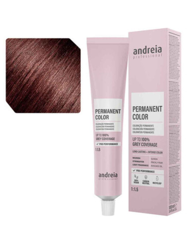 Andreia Permanent Color 4.7M Castanho Médio Tabaco Mogno 100ml