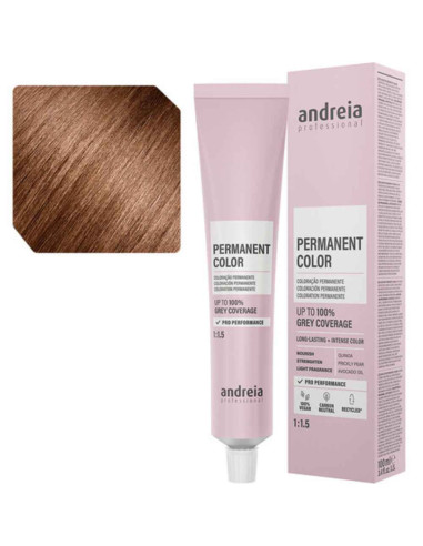 Andreia Permanent Color 6.74 Louro Escuro Tabaco Laranja 100ml