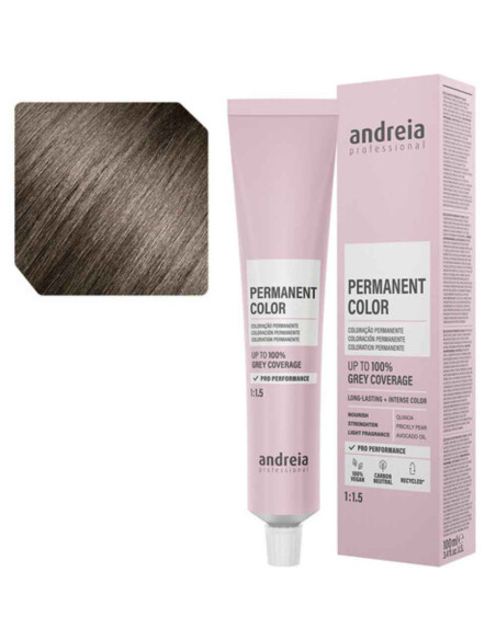 Andreia Permanent Color 66.0 Louro Escuro Intenso Natural 100ml