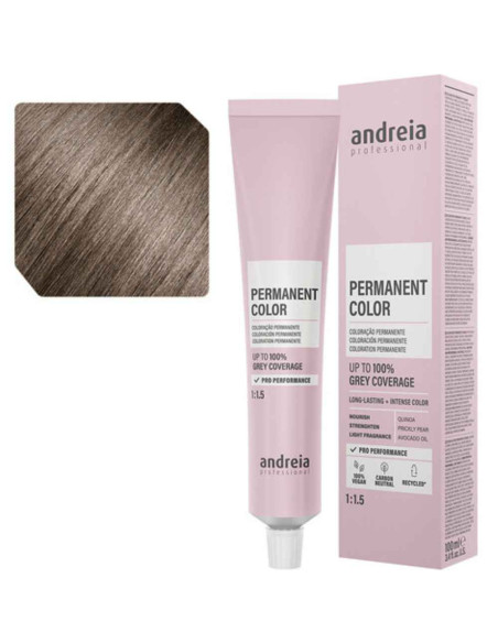 Andreia Permanent Color 77.0 Louro Médio Intenso Natural 100ml