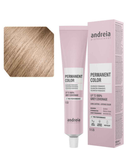 Andreia Permanent Color 9.0 Louro Muito Claro Natural 100ml