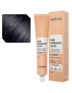 Andreia Coloração Demi Permanent Color 1.1 Preto Azulado 100ml