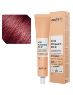 Andreia Coloração Demi Permanent Color 5.65 Castanho Claro Vermelho Violeta 100ml