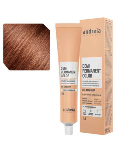 Andreia Coloração Demi Permanent Color 6.41 Louro Escuro Laranja Frio 100ml