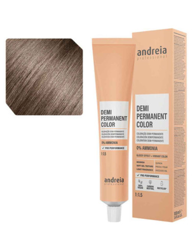 Andreia Coloração Demi Permanent Color 7.0 Louro Médio Natural 100ml