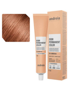 Andreia Coloração Demi Permanent Color 7.41 Louro Médio Laranja Frio 100ml