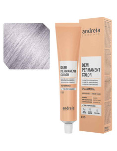Andreia Coloração Demi Permanent Color 10.01 Louro Platinado Natural Gelo 100ml