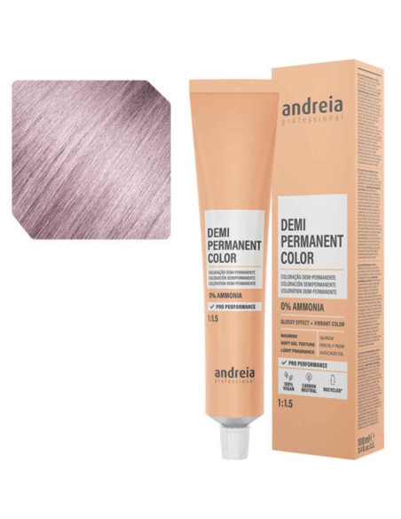 Andreia Coloração Demi Permanent Color 10.61 Louro Platinado Pérola 100ml