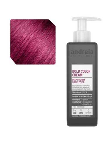Andreia Bold Color Cream Deep Fuchsia – Coloração Direta Fúcsia Intenso 200ml