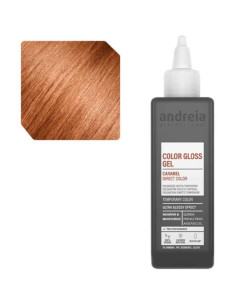 Andreia Color Gloss Gel Caramel – Coloração Direta Caramelo Dourado 200ml