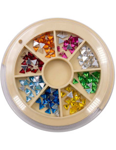 Carrossel Art Nail Tachas Triangulares