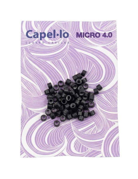 Capel-lo Micro 4.0 – Micro-Cilindros para Extensões (Preto)