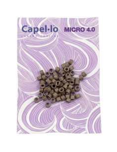 Capel-lo Micro 4.0 – Micro-Cilindros para Extensões (Castanho)