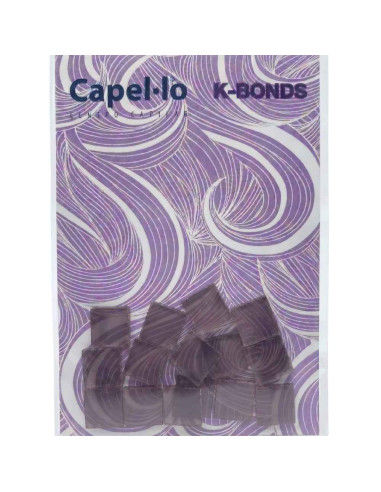Capel-lo K-Bonds – Queratina para Extensões (Castanho) – 25 Unidades