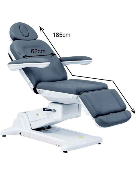 Cadeira Estética Elétrica Weelko SIMUS 4 Motores Cinza