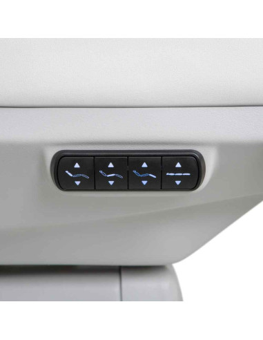 Cadeira Estética Elétrica Weelko MAXI COZY+ 4 Motores Branca