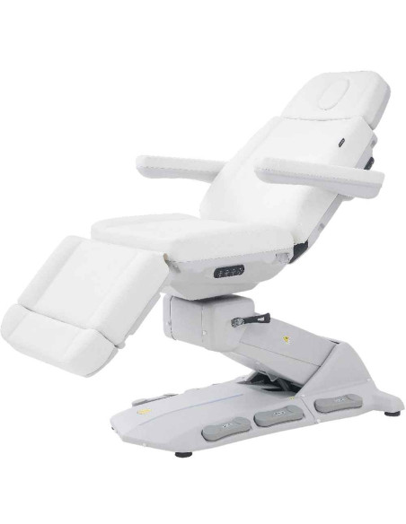 Cadeira Estética Elétrica Weelko MAXI COZY HT com Aquecimento 4 Motores Branca