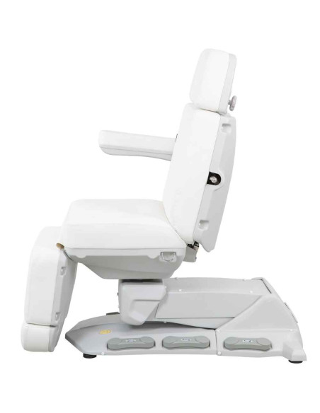 Cadeira Estética Elétrica Weelko MAXI COZY HT com Aquecimento 4 Motores Branca