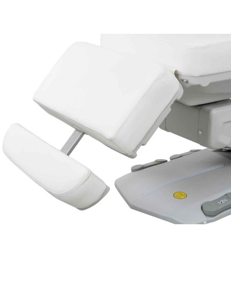 Cadeira Estética Elétrica Weelko MAXI COZY HT com Aquecimento 4 Motores Branca