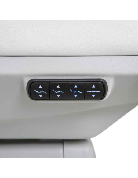 Cadeira Estética Elétrica Weelko MAXI COZY HT com Aquecimento 4 Motores Branca