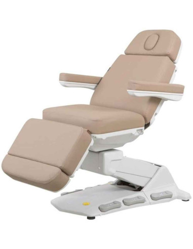 Cadeira Estética Elétrica Weelko MAXI COZY HT com Aquecimento 4 Motores Bege