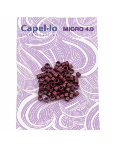 Capel-lo Micro 4.0 – Micro-Cilindros para Extensões (Borgonha)
