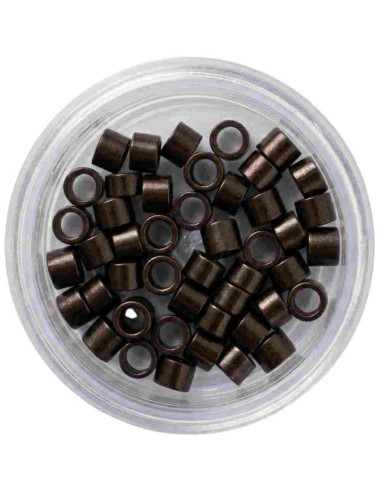 Cilindros para Extensões de Cabelo – Castanho Escuro