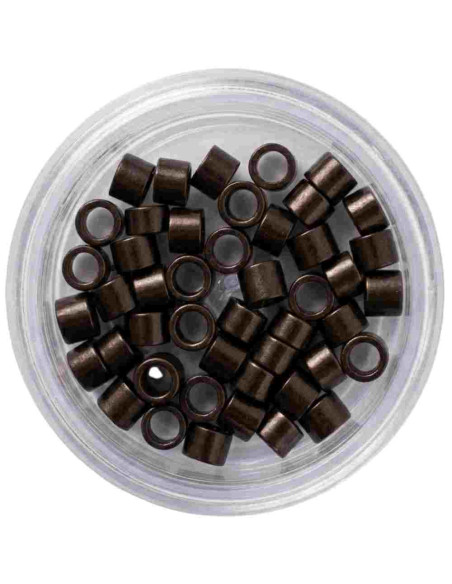 Cilindros para Extensões de Cabelo – Castanho Escuro