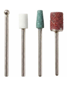 Kit de Brocas para Polimento e Manicure – 4 Peças com Estojo