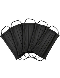 Pack 5 Máscaras Reutilizáveis – Cor Preto