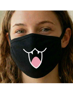 Máscara de Proteção em Tecido Kids - Vampiro DESC Máscaras Descartáveis 2