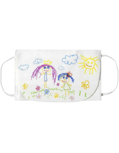 Máscara de Proteção Facial para Criança – Rainha e Princesa