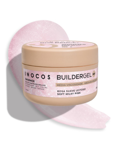 Inocos Shimmer Gel Construção Lavanda Leitoso 50g