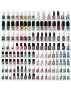 Pack 100 Vernizes Sortidos - Marcas Premium (Andreia, Layla, Catrice, Myio, LCN, Purple Professional)